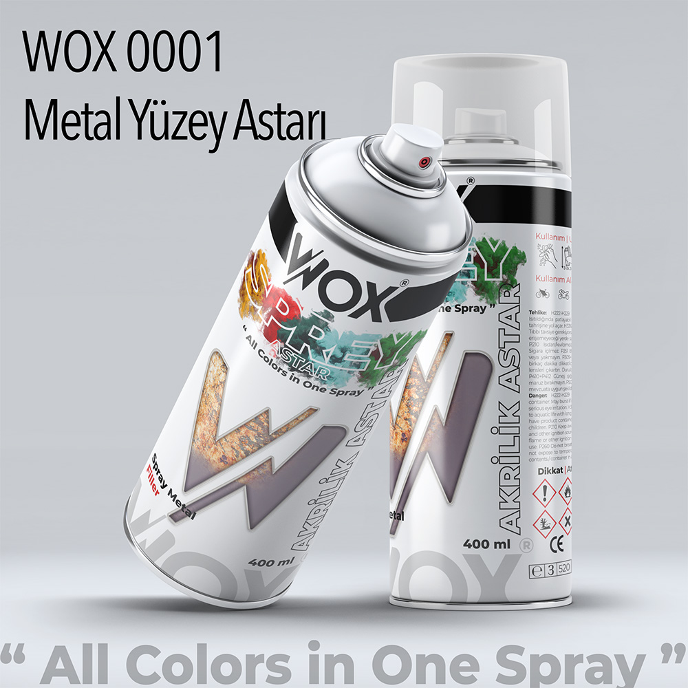 Akrilik Metal Yüzey Astarı